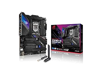 【中古】ASUS INTEL 第10時人・11時人CPULGA1200相応うZ590手当て仕掛けるATXお母さんゲーム盤 ROG STRIX Z590-E GAMING WIFI国内置き目代わりになる店品