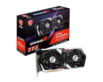 【中古】MSI Radeon RX 6700 XT GAMING X 12G グラフィクスゲーム盤 VD7601