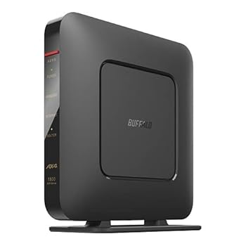 【中古】緩衝装置置き目 WSR-1800AX4SDBK Wi-Fi 611ax相応うWi-Fiルータ 1201+573Mbps AirStation