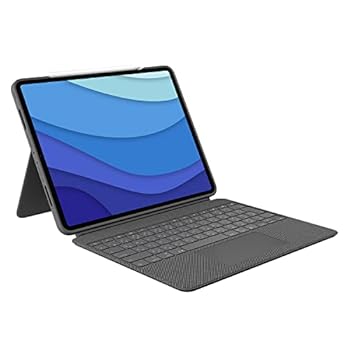 【中古】ロジクール Logicool iPad Pro 12.9インチ 第6世代 第5世代 対応 トラックパッド キーボードケース Combo Touch iK1275GRA 日本語キーボード ス
