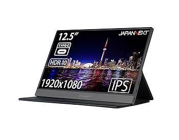 【中古】JAPANNEXT JN-MD-IPS125FHDR 12.5型 盛りだくさん固定ディスク 移動性管する USB Type-C miniHDMI