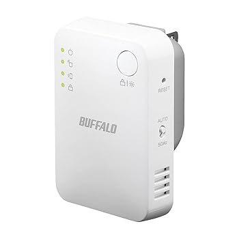 【中古】 バッファロー WiFi 無線LAN 中継機iPhone14131211 Nintendo Switch メーカー動作確認済みWi-Fi5 433+300Mbps 有線LANポート搭載 コンセント直