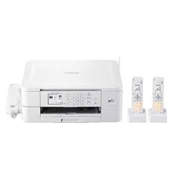 【中古】ブラザー プリンター A4インクジェット複合機 MFC-J739DWN FAX電話機子機2台Wi-Fiスマホ・タブレット接続