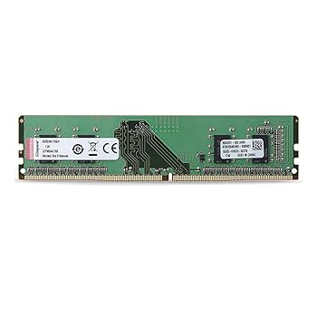【中古】キングストン 事務机いの一番パソコン用 記憶装置 DDR4 2400 パソコン4-19200 4GB CL17 1.2V Non-ECC DIMM 288pin 1Rx16 KVR24N17S64