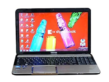 【中古】万覚え帳マイコン 中古マイコン T55236F ゴールド テンキー 万覚え帳 本体 Windows7 東芝 Celeron ヴィデオディスク 4GB640GB