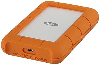 【中古】LaCie ラシー ポータブルHDD ハードディスク 2TB Rugged SECURE USB-C MaciPadWindows対応 耐落下性 耐衝撃性 耐雨性 外付けHDD 国内正規代理
