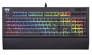 【中古】【39shop】Thermaltake★Tt プレミアム X1 RGB スマートフォン対応 音声制御 AI 16800万色 12種類の照明効果 チェリー MX ブルースイッチ メカニカルゲーミ(良い)|ドリエム店