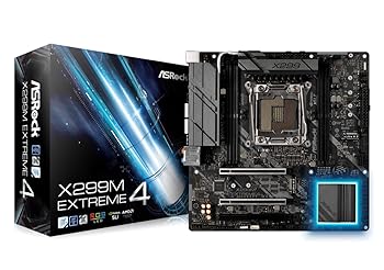 【中古】ASRock Intel X299手当て仕掛ける積み上げる Micro ATXお母さんゲーム盤 X299M Extreme4