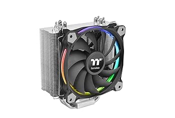【中古】Thermaltake Riing Silent 12 RGB Sync Edition 空冷中央処理装置空調設備 IntelAMD両相応う FN1219 CL-P052-AL12SW-A