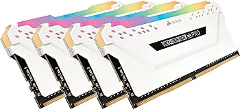 【中古】CORSAIR DDR4-3000MHz 事務机とっ始めパソコン用 記憶装置モデュール VENGEANCE RGB PRO 続きもの 32GB 8GB×4枚 CMW32GX4M4C3000C15W