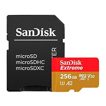 【中古】SanDisk サンディスク 256GB Extreme microSDXC A2 SDSQXA1-256G 海外パッケージ