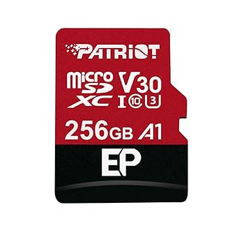 【中古】【39shop】Patriot★Memory A1 V30 MicroSD Memory Card 256GB Andriod Smartphones and Tablets Optimized Full HD & 4K PEF256GEP31MCX(非常に良い)|ドリエム店