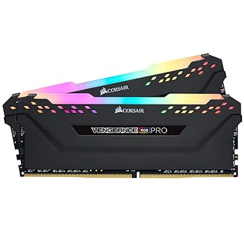 【中古】CORSAIR DDR4-2666MHz 事務机いの一番パソコン用 記憶装置モデュール VENGEANCE RGB PRO つづき物 32GB 16GB×2枚 CMW32GX4M2A2666C16