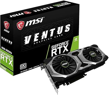 【中古】MSI GeForce RTX 2080 VENTUS 8G OC グラフィクスゲーム盤 VD6726