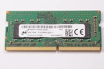 【中古】FMS MTA8ATF1G64HZ-2G6E1 取り替えっこ用 Micron 8gb Pc4-21300 Ddr4-2666mhz So-Dimm Memory