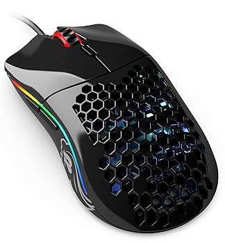 【中古】Glorious PC Gaming Race グロリアスGlorious ゲーミングマウス Model O Mouse Glossy Black 軽量 ハニカムデザイン オムロンスイッチ搭載 国内