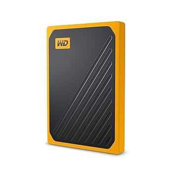 【中古】ウエスタンデジタル WD ポータブルSSD 500GB USB3.0 イエロー My Passport Go 外付け 3 PS4 Xbox Oneメーカー動作確認済WDBMCG5000AYT-WESN
