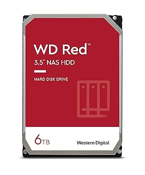 【中古】【39shop】Western★Digital HDD 6TB WD Red NAS RAID 3.5インチ 内蔵HDD WD60EFAX-RT 国内正規代理店品（良い）｜ドリエム店