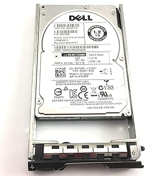 【中古】87GNY Dell エンタープライズ クラス1.2TB 10K 6Gbps SAS 2.5インチ ハードドライブ 認定整備済み