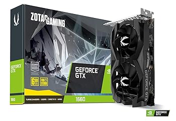 【中古】ZOTAC Gaming GeForce GTX 1660 6GB GDDR5 192ビット ゲーミンググラフィックスカード 超パウダーコンパクト ZT-T16600F-10L