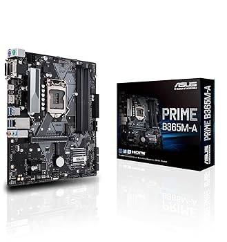 【中古】ASUS Prime B365M-A LGA 1151H4拡張スロットMicro ATX母ちゃんゲーム盤DDR4-SDRAM、DIMM、2133、2400、2666 MHz、デュアル、64 GB、Intel