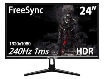 【中古】JN-24GT240FHDR 240サイクル 1ms 24型広広としたFHD HDR相応うLED液晶ゲーミングモニター FreeSync
