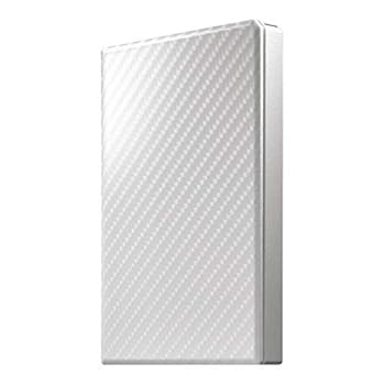 【中古】I-O DATA USB 3.1 Gen 1対応ポータブルハードディスク高速カクうすセラミックホワイト 2TB HDPT-UTS2W