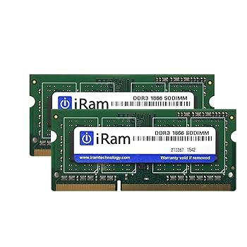【中古】【39shop】iRam★Technology iMacLate2015 27インチRetina 5K用メモリ 16GB 8GB 2枚組 IR8GSO1866D32(非常に良い)|ドリエム店