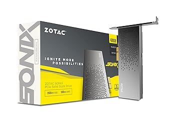 【中古】ZOTAC SONIX P3400 PCIe SSD PCIe Gen3x4 NVMe 1.2 MLC PCI Express繋ぎ合わせるSSD IO1944 ZTSSD-PG3-480G-GE