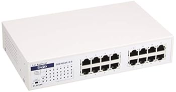 【中古】【39shop】エレコム★スイッチングハブ ギガビット 16ポート 耐熱50度 ループ防止機能 EHB-UG2A16-S（非常に良い）｜ドリエム店