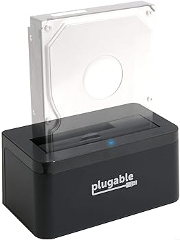 【中古】Plugable USB-C SATA HDDSSD ドック、USB 3.1 Gen 2 10Gbps 対応 36W AC アダプタ付
