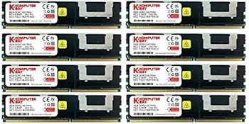 【中古】【39shop】Komputerbay★64GB 8x 8GB DDR2 PC2-5300F 667MHz CL5 ECC Fully Buffered FB-DIMM 240 PIN w Heatspreaders（非常に良い）｜ドリエム店