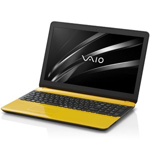 【中古】VAIO 15.5型ノートパソコン VAIO C15イエローブラックOffice Home＆Business Premium VJC15190411Y