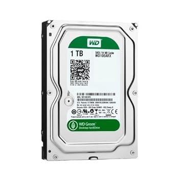 【中古】【39shop】WD★Green 1 TB Desktop Hard Drive: 3.5 Inch, SATA III, 64 MB Cache - WD10EARX 並行輸入品（非常に良い）｜ドリエム店
