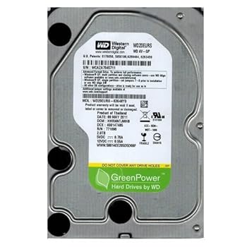 【中古】WD20EURS Western Digital 2tb 5400rpm 3.5inch 64mb Buffer Serial Ata I 並行輸入品
