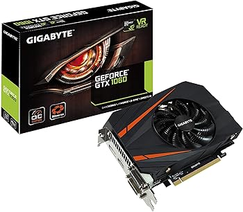【中古】GIGABYTE GeForce GTX 1060 Mini ITX OC 6GB GDDR5 グラフィクス歌留多 GV-N1060IXOC-6GD
