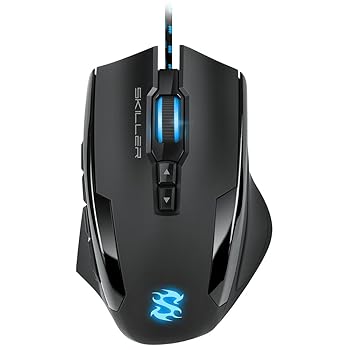 【中古】Sharkoon SKILLER ゲーミングマウス 4方向スクロールホイール 光学式 最大10,800DPI SHA-SGM1 日本正規代理店品