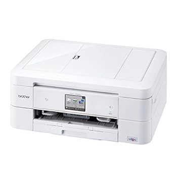 【中古】brother A4インクジェット結びあわせる機 PRIVIO DCP-J968N-W 白いこと 両面刷り上げるADF付け札刷り上げる有線・無線電話ローカルエリアネットワーク相応う