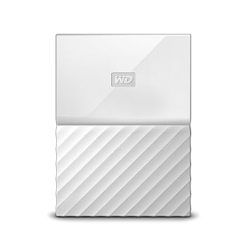 【中古】WD HDD ポータブル ハードディスク 2TB USB3.0 ホワイト 暗号化 パスワード保護 PS4 PS4pro 対応 3 My Passport WDBYFT0020BWT-WESN