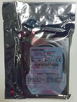 【中古】TOSHIBA 東芝 2.5inch SATA HDD 500GB 5400回転させる 512部門非AFT MK5065GSXN