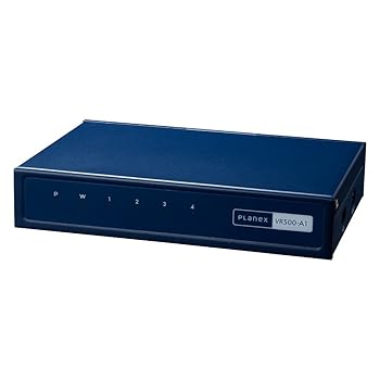 【中古】【39shop】PLANEX★ギガビット 有線タイプ VPNルーター VR500-A1 IPSec・L2TP・PPTP対応（非常に良い）｜ドリエム店