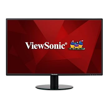 【中古】Viewsonic 24 1920 x 1080 1000:1 LCD Display VA2419-SMH by ViewSonic