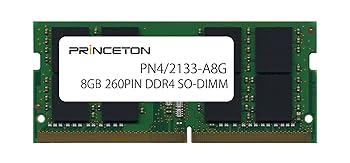 【中古】【39shop】プリンストン★DOSV ノートPC用メモリ省電力 8GB PC4-17000DDR4-2133 CL=15 260PIN SO-DIMM PDN42133-A8G(非常に良い)|ドリエム店