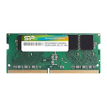 【中古】シリコンパワー ノートPC用メモリ DDR4-2400PC4-19200 8GB×1枚 260Pin 1.2V CL17 SP008GBSFU240B02