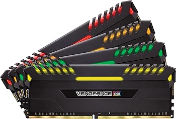 【中古】Corsair Vengence 続きもの RGB LED積み上げる DDR4 3466Mhz ハイエンドメモリーモジュール 32GB8GBx4 MM3657 CMR32GX4M4C3466C16