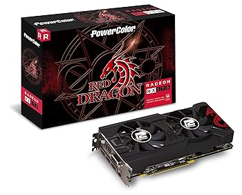 【中古】AXRX 570 4GBD5-3DHDOC Red Dragon Radeon RX 570 4GB GDDR5