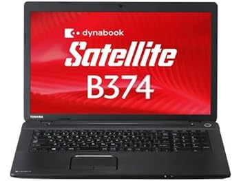 【中古】KINGSOFT Office 東芝 Toshiba dynabook Satellite B374 K ノート パソコン Core i5 Windows7 320GBHDD 4GB 17.3インチ 1600*900 DVD-RW 無線LAN