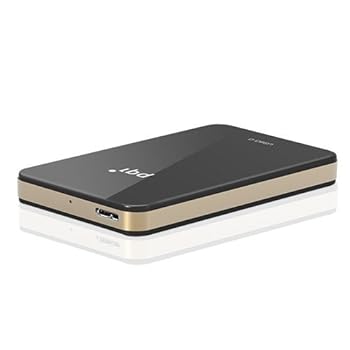 【中古】PQI Japan 2.5インチ ポータブルHDD H567V Plus 1TB ブラック HD567VPBK-1T
