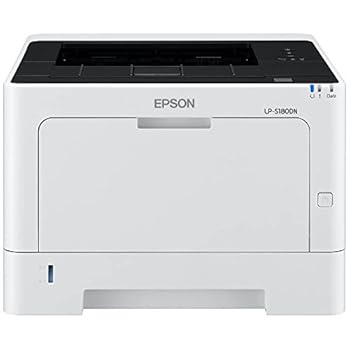 【中古】エプソン ページプリンター A4 モノクロ LP-S180DN 白