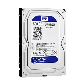 【中古】Western Digitalブルーwd5000azlx 500 GB 7200rpm 32 MBキャッシュSATA III 6.0 GBs 3.5 \"内蔵デスクトップハードドライブ